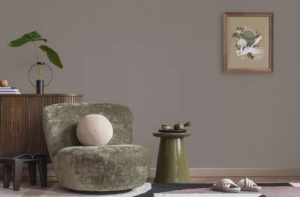 Gray Embossed Wallpaper – Natural Glittering (24201-19)